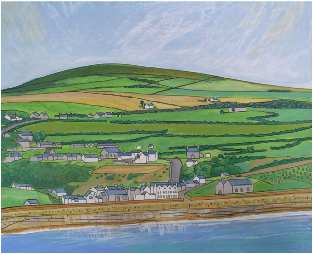 Painting of Aberdaron
