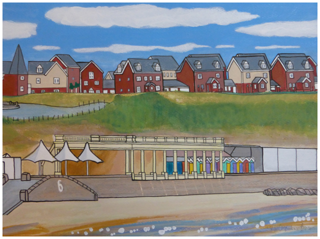 Painting of Barry Island