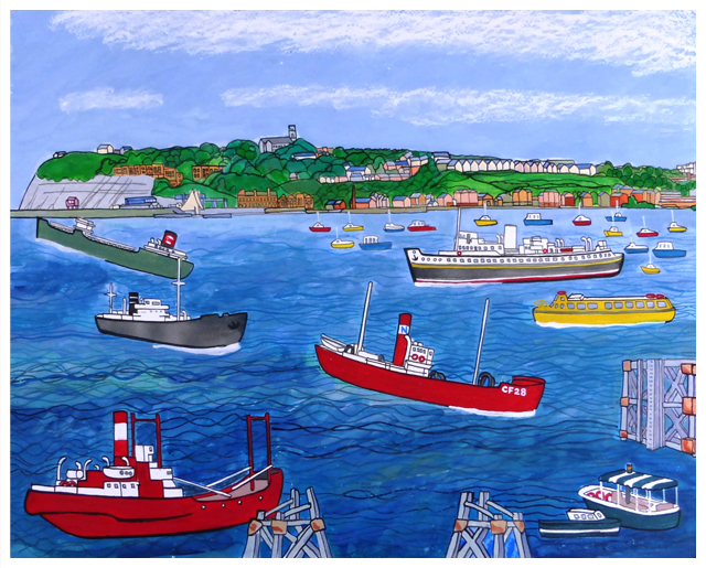 Painting of Pontypridd