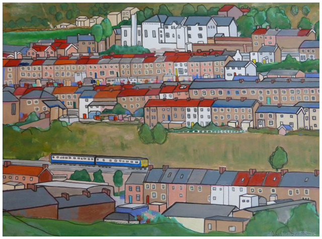Painting of Pontypridd